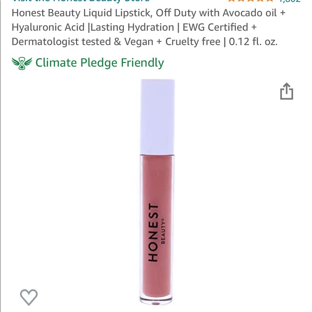 Honest beauty liquid lip OFF DUTY